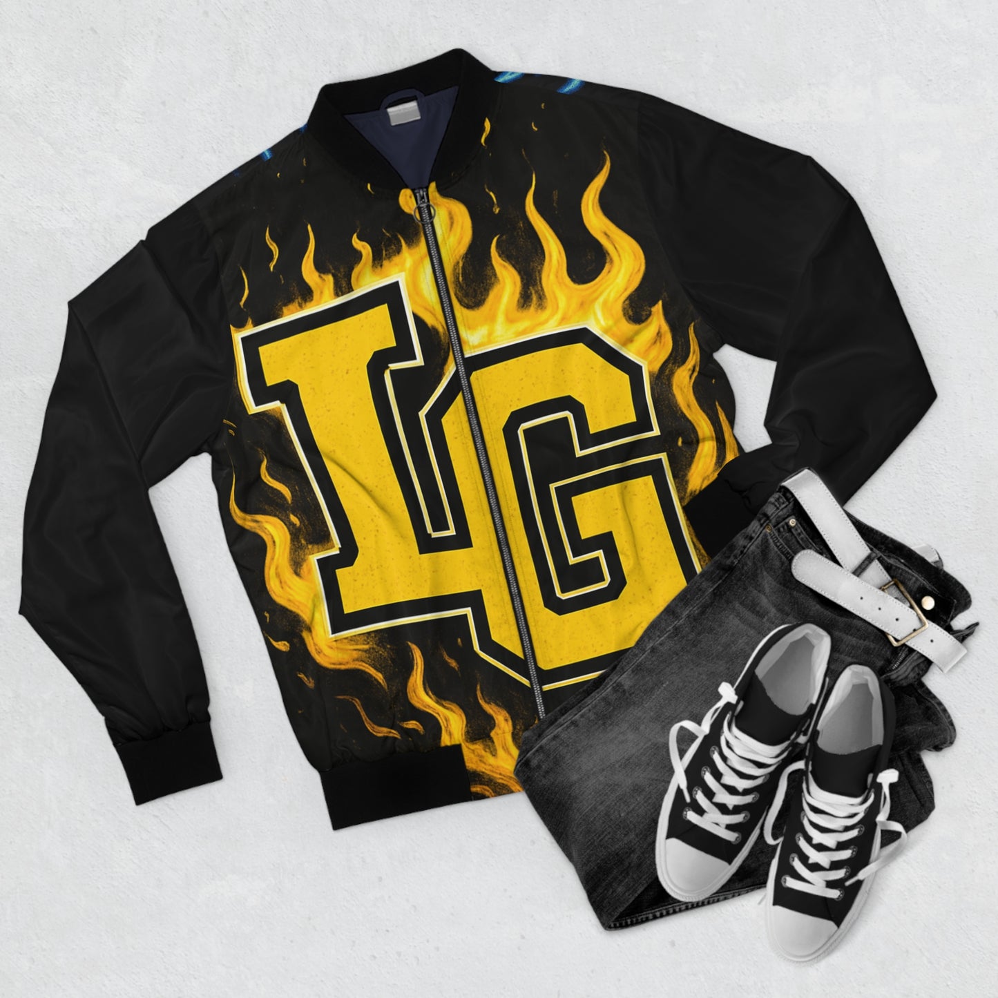 Luxy Gang New York Men's Bomber Jacket (AOP)