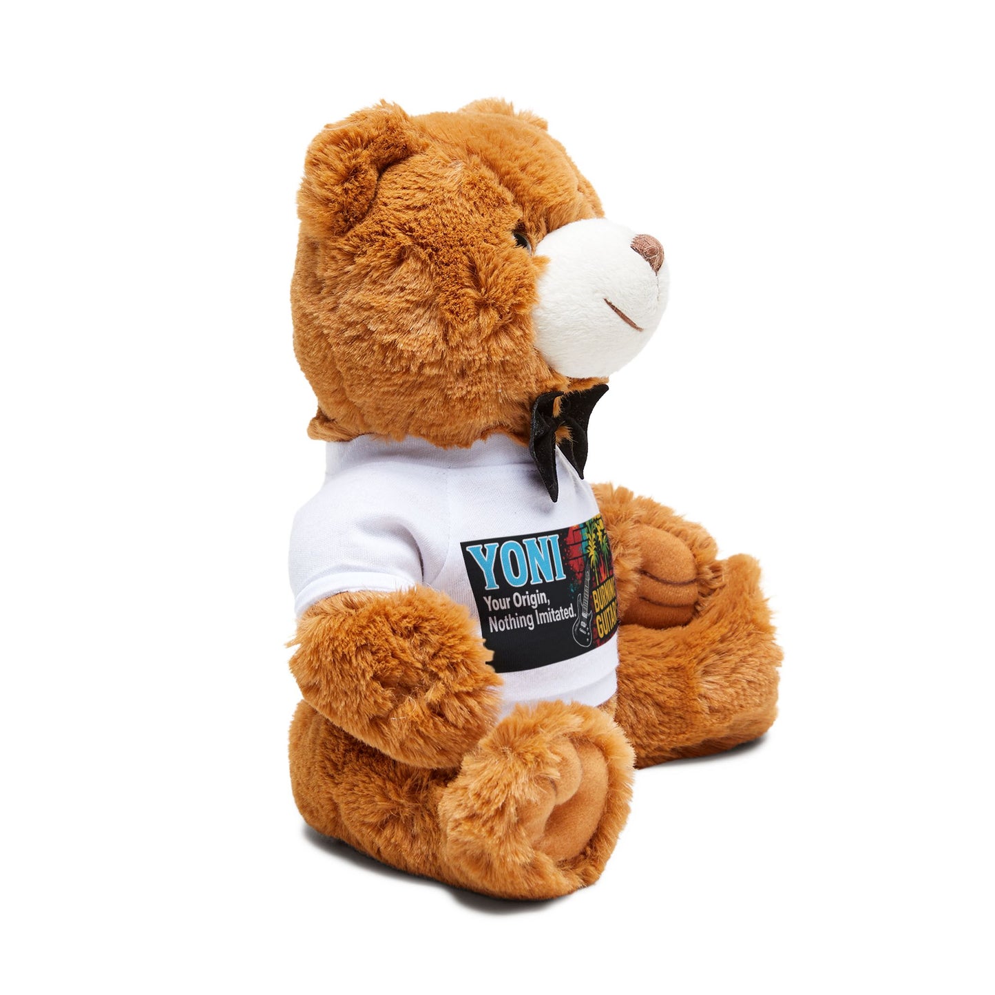 YONI Burning Guitars Teddy Bear with T-Shirt