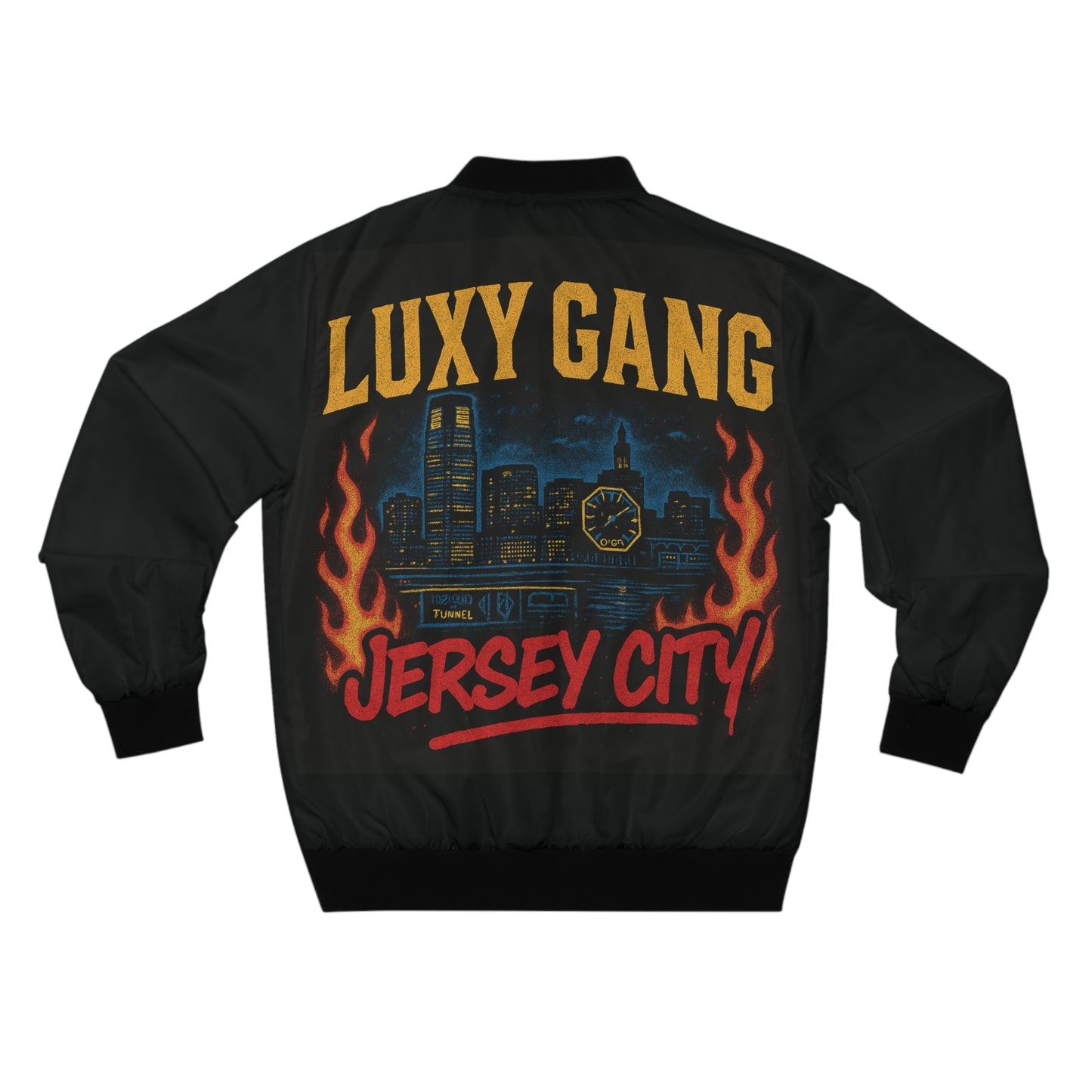 Luxy Gang Jersey City Men's Bomber Jacket (AOP)