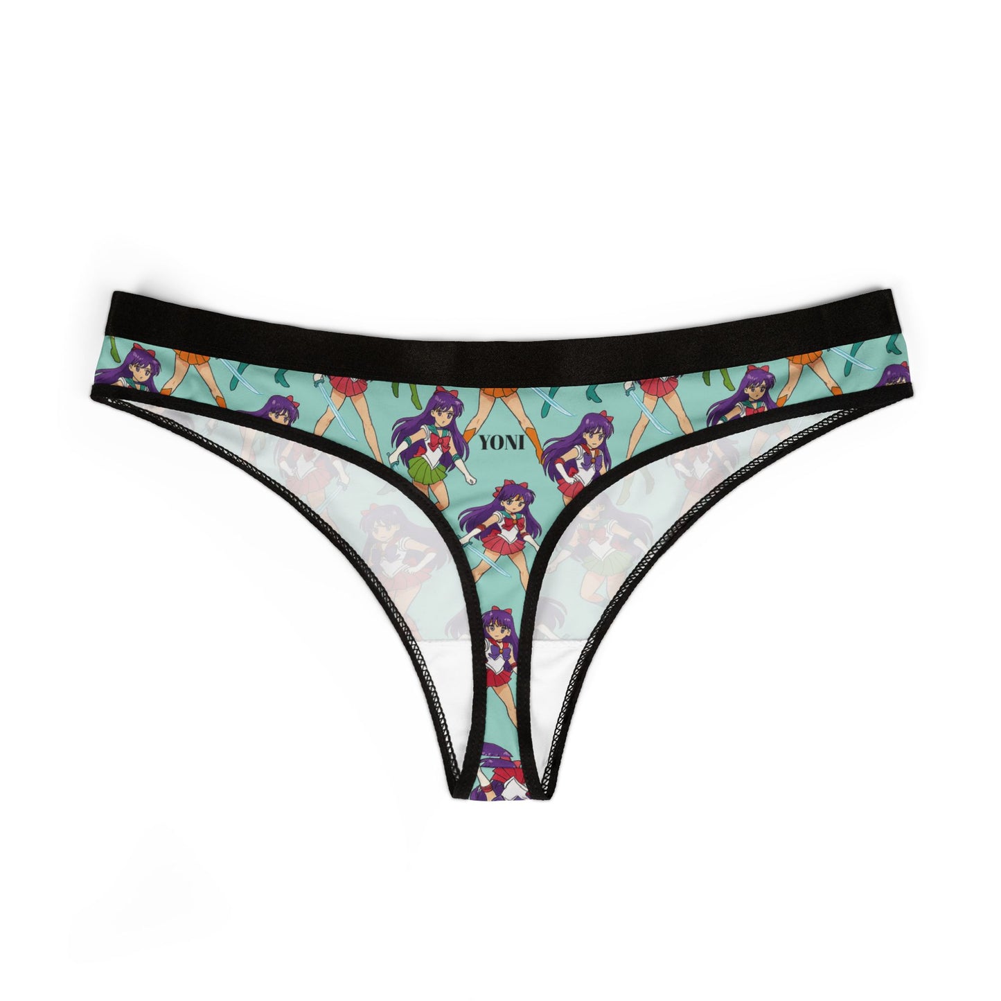 YONI Anime Sky Blue Women's Thongs