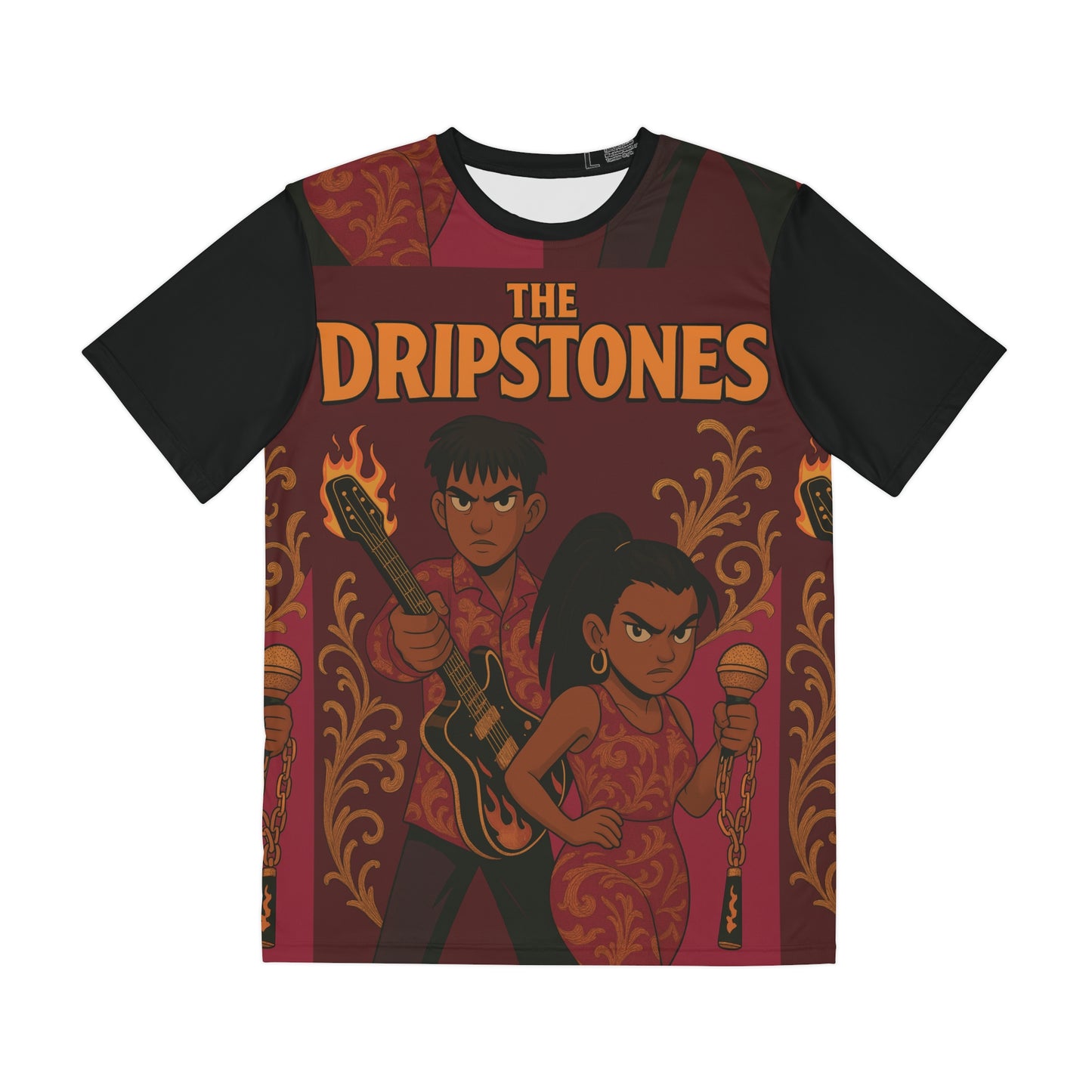 Unisex Polyester Tee (AOP) The Dripstones Limited Collection