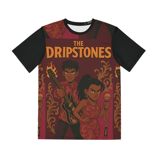 Unisex Polyester Tee (AOP) The Dripstones Limited Collection