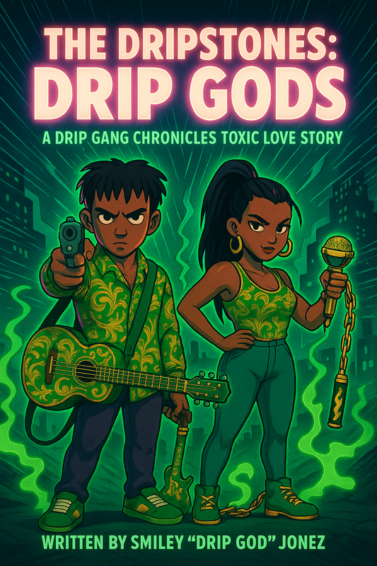The Dripstones Book 1 "Vinyl Wars" Written by Smiley "Drip God" Jonez