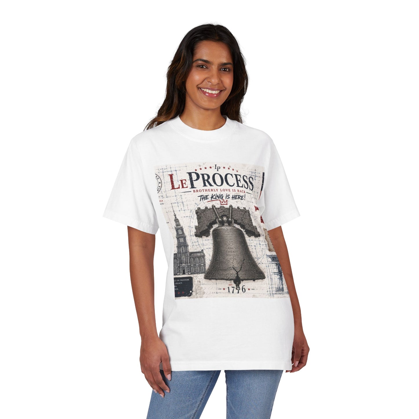 LeProcess™ City of Champions Tee | Luxury Philadelphia Streetwear | Heavyweight Oversized Graphic T-Shirt