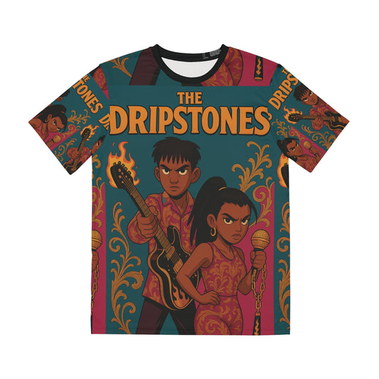 Unisex Polyester Tee (AOP) The Dripstones Limited Collection
