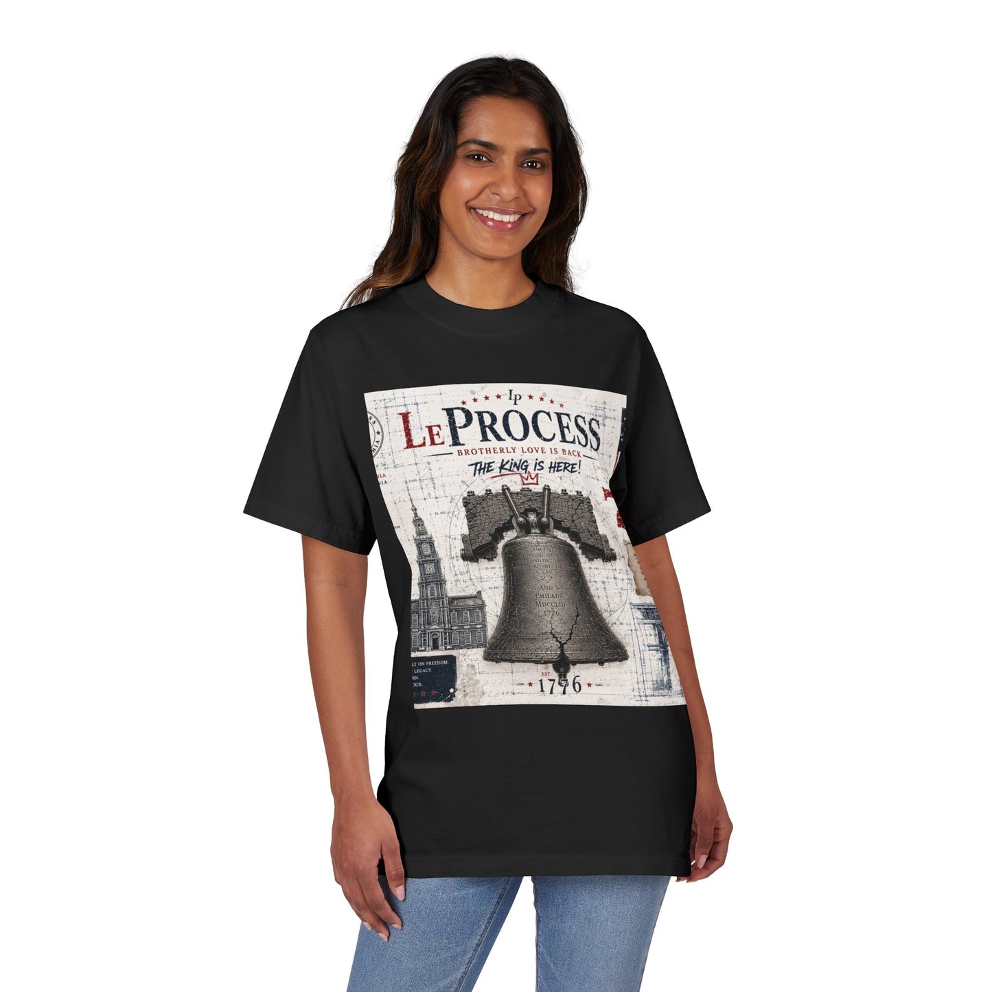 LeProcess™ City of Champions Tee | Luxury Philadelphia Streetwear | Heavyweight Oversized Graphic T-Shirt