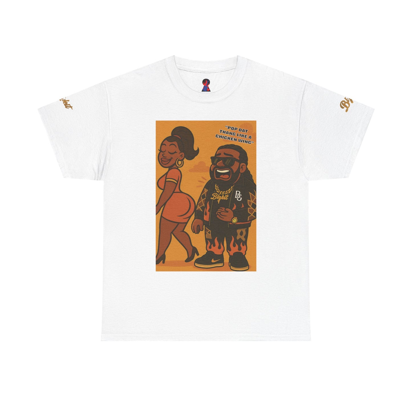 Meme/Parody Unisex Tee - BizkitBNB Limited Edition DTG Printed Cotton Shirt with Peter Griffin, The Chicken, Brian, Rick n Morty Design