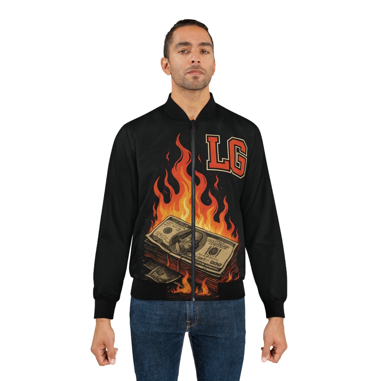 Luxy Gang Atlantic City Men's Bomber Jacket (AOP)