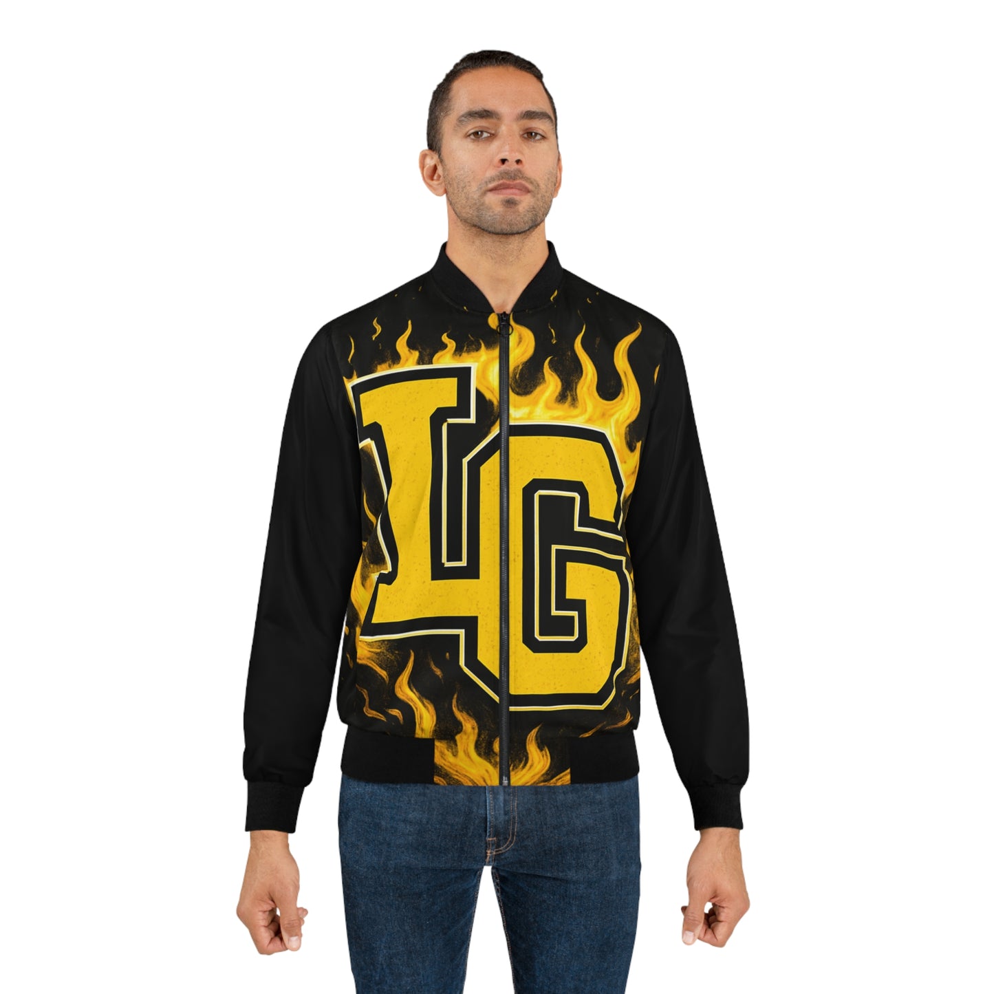 Luxy Gang New York Men's Bomber Jacket (AOP)