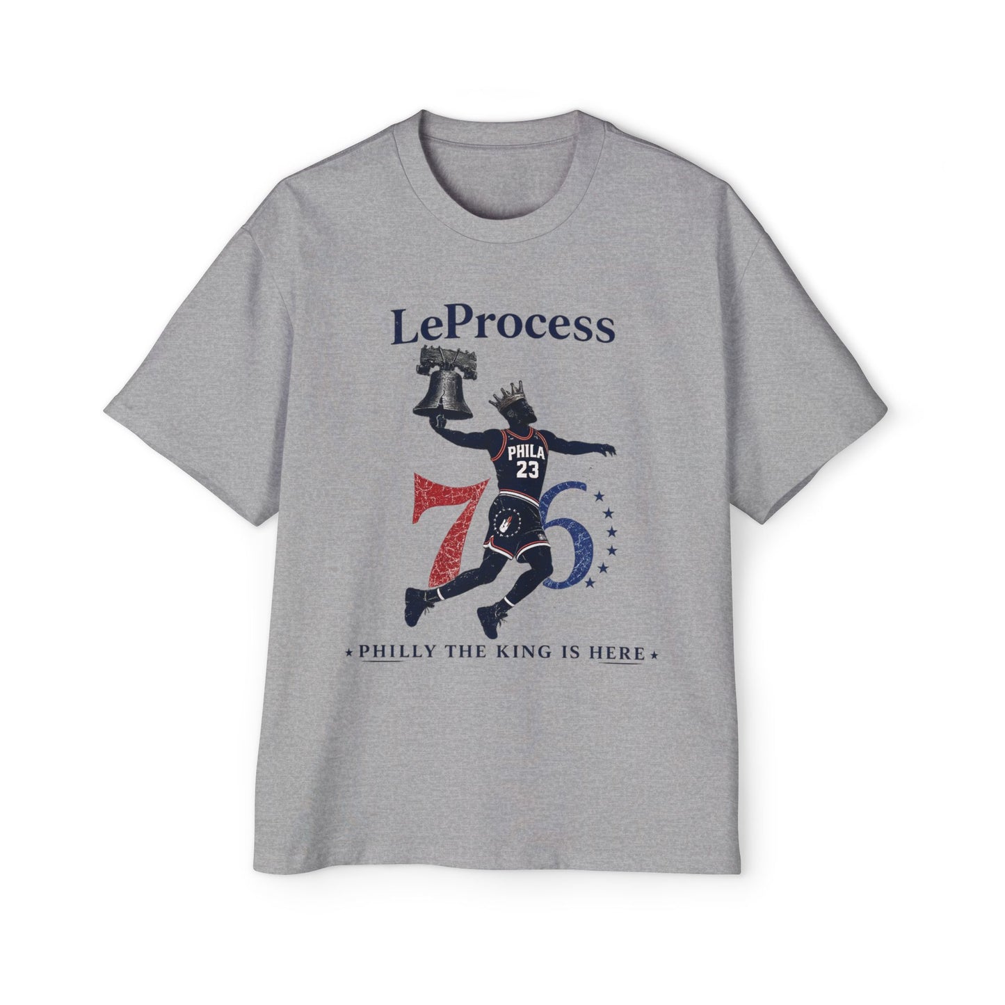 LeProcess™ – Philly The King Is Here | Premium Graphic Tee | Limited Edition Streetwear