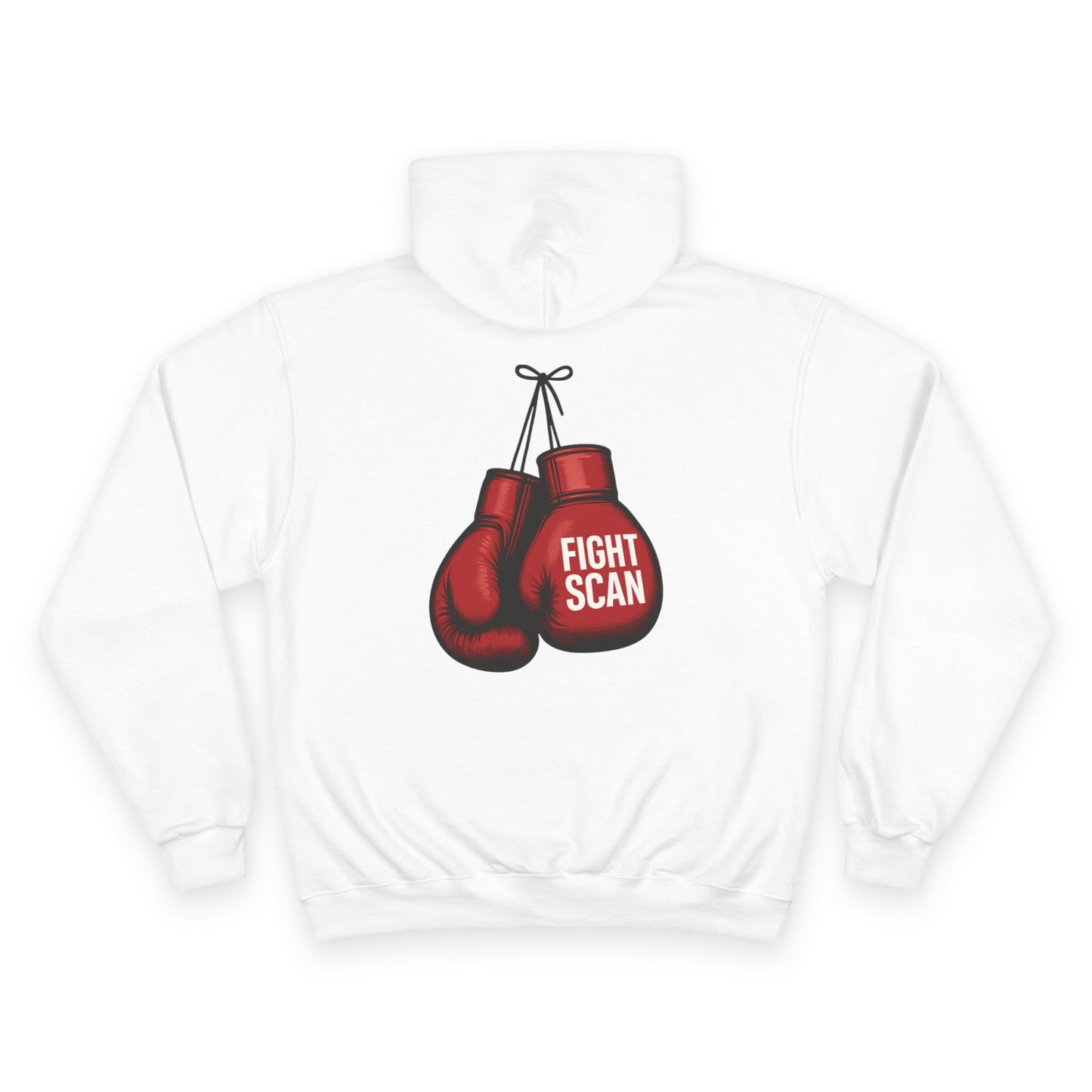 Fight Scan Ai Champion Hoodie - Freeway Ricky Ross Fight Scan Collaboration Collection by Smiley Jonez from Burning Guitars