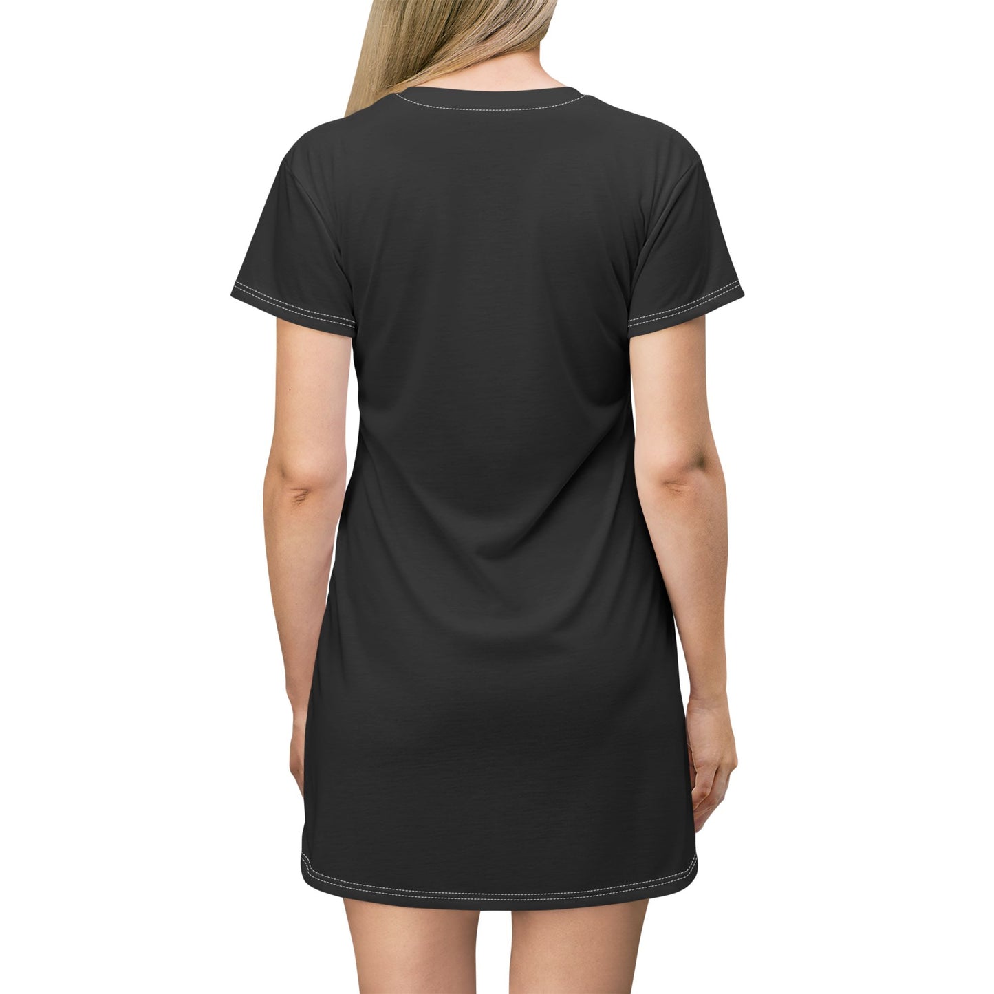 YONI Hazel Eyes Smoke T-Shirt Dress